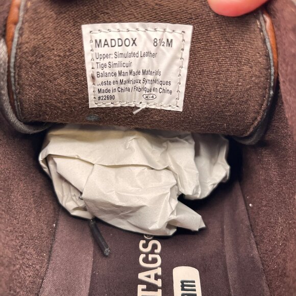 Deer Stags Maddox Boots Size 8.5M Brown Simulated Leather Memory Foam Shoes main image 9